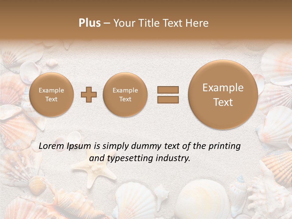Natural Sandy Texture PowerPoint Template