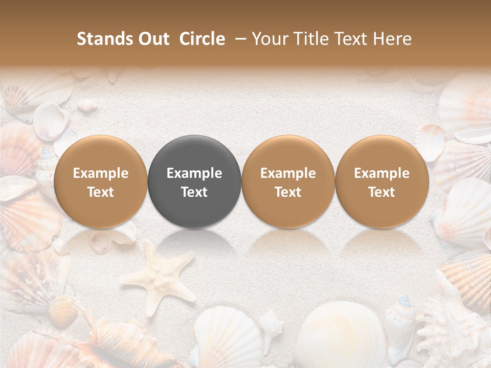 Natural Sandy Texture PowerPoint Template