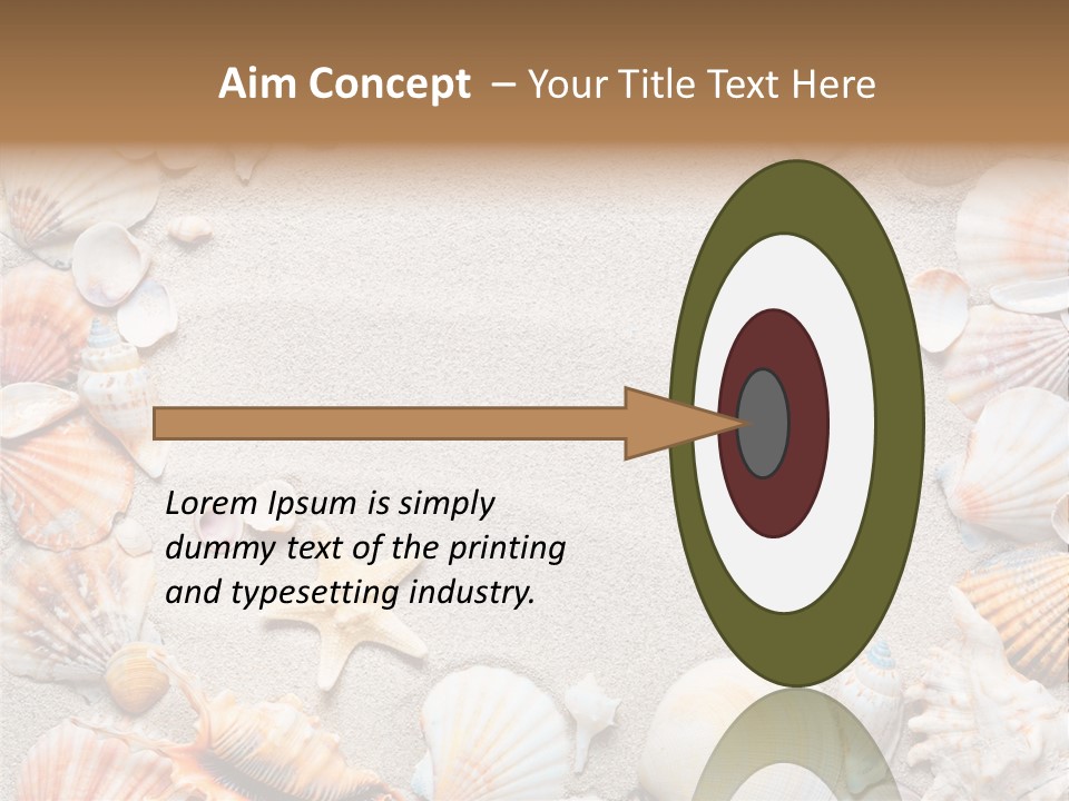 Natural Sandy Texture PowerPoint Template