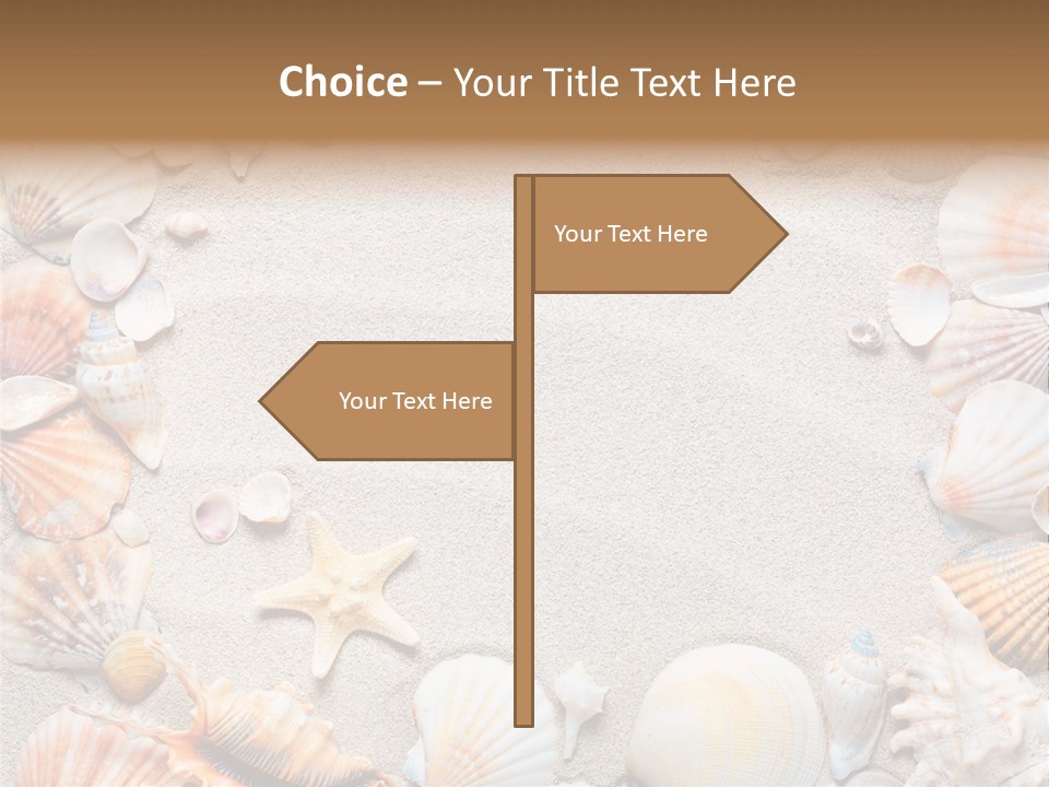 Natural Sandy Texture PowerPoint Template