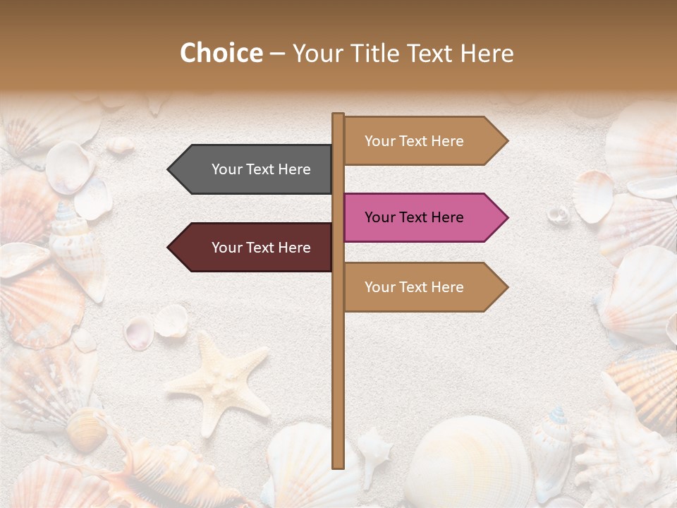 Natural Sandy Texture PowerPoint Template