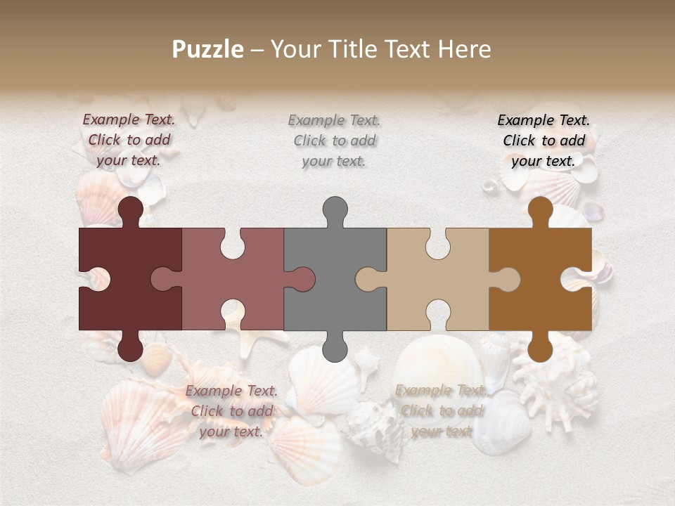 Sandy Abstract Shell PowerPoint Template