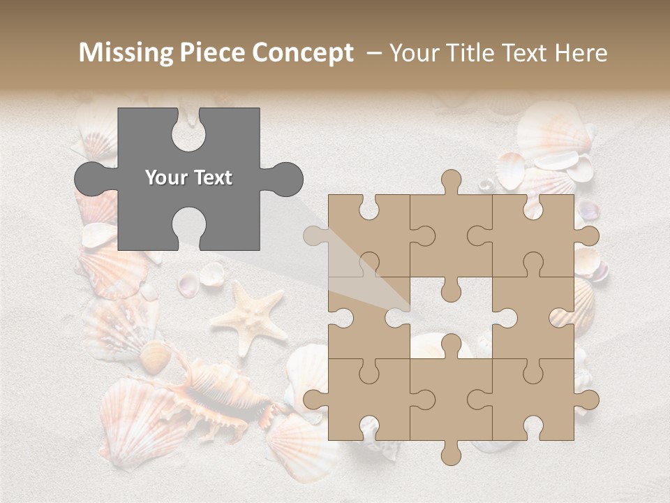 Sandy Abstract Shell PowerPoint Template