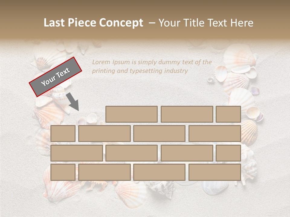 Sandy Abstract Shell PowerPoint Template