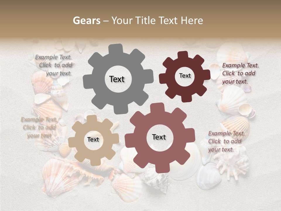 Sandy Abstract Shell PowerPoint Template