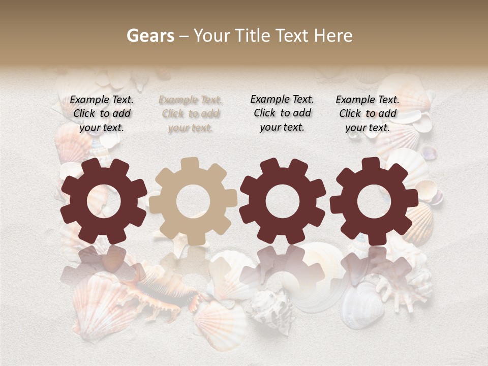 Sandy Abstract Shell PowerPoint Template