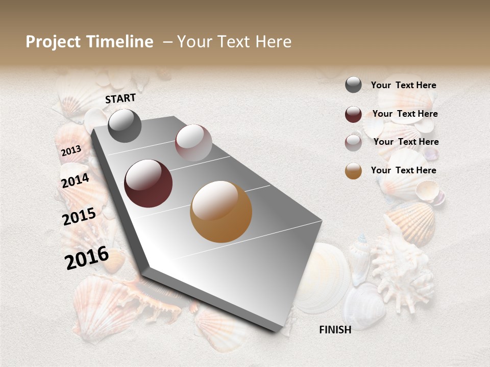 Sandy Abstract Shell PowerPoint Template