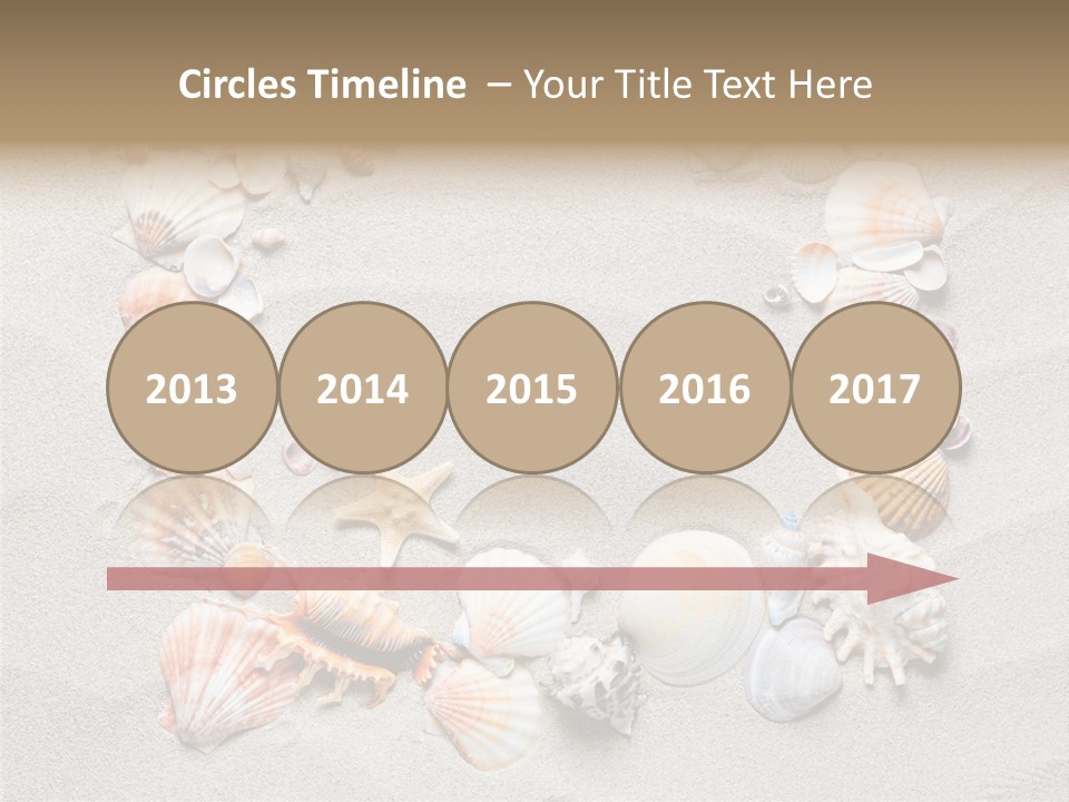 Sandy Abstract Shell PowerPoint Template