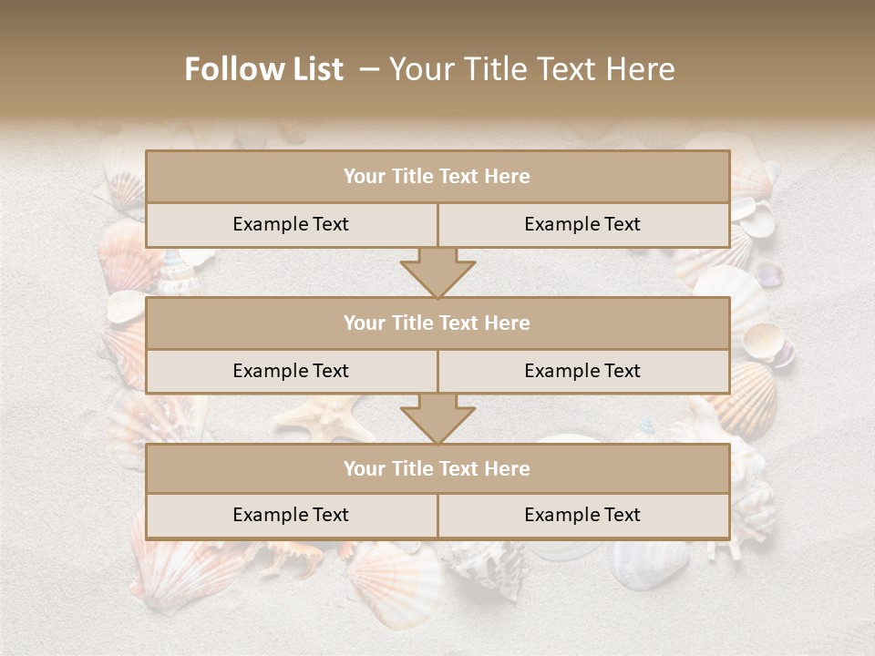 Sandy Abstract Shell PowerPoint Template
