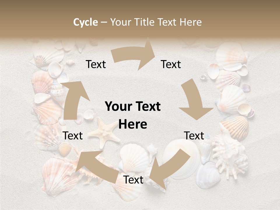 Sandy Abstract Shell PowerPoint Template