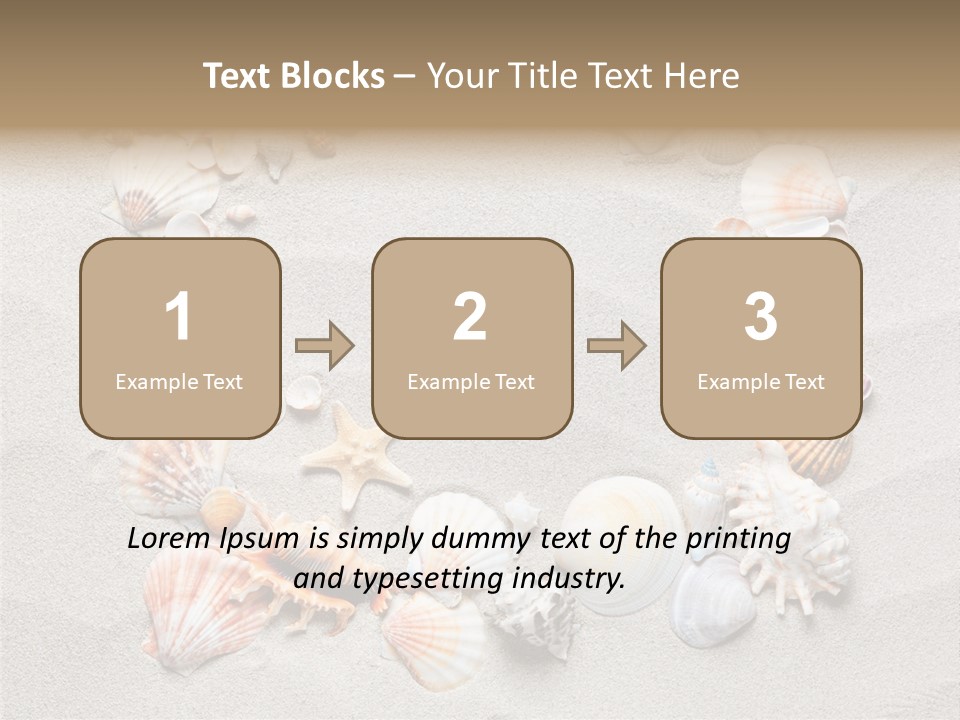Sandy Abstract Shell PowerPoint Template