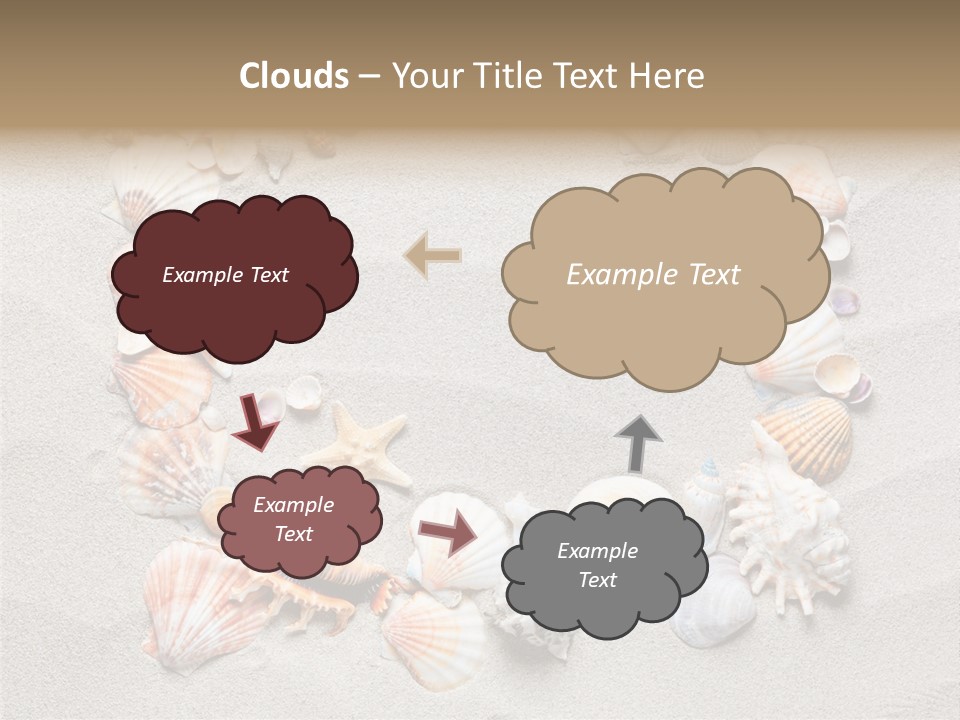 Sandy Abstract Shell PowerPoint Template