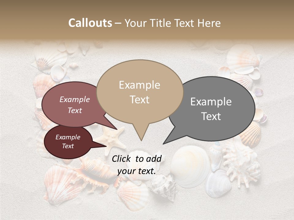 Sandy Abstract Shell PowerPoint Template