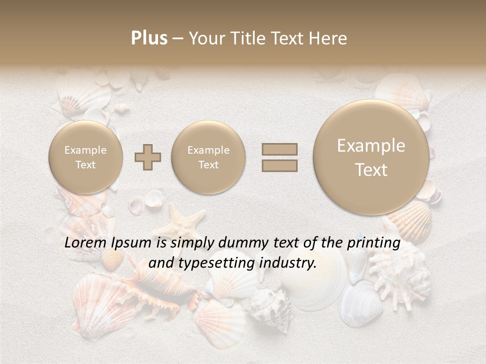 Sandy Abstract Shell PowerPoint Template