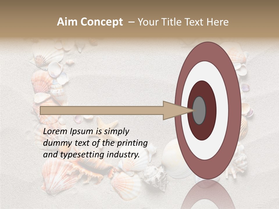 Sandy Abstract Shell PowerPoint Template