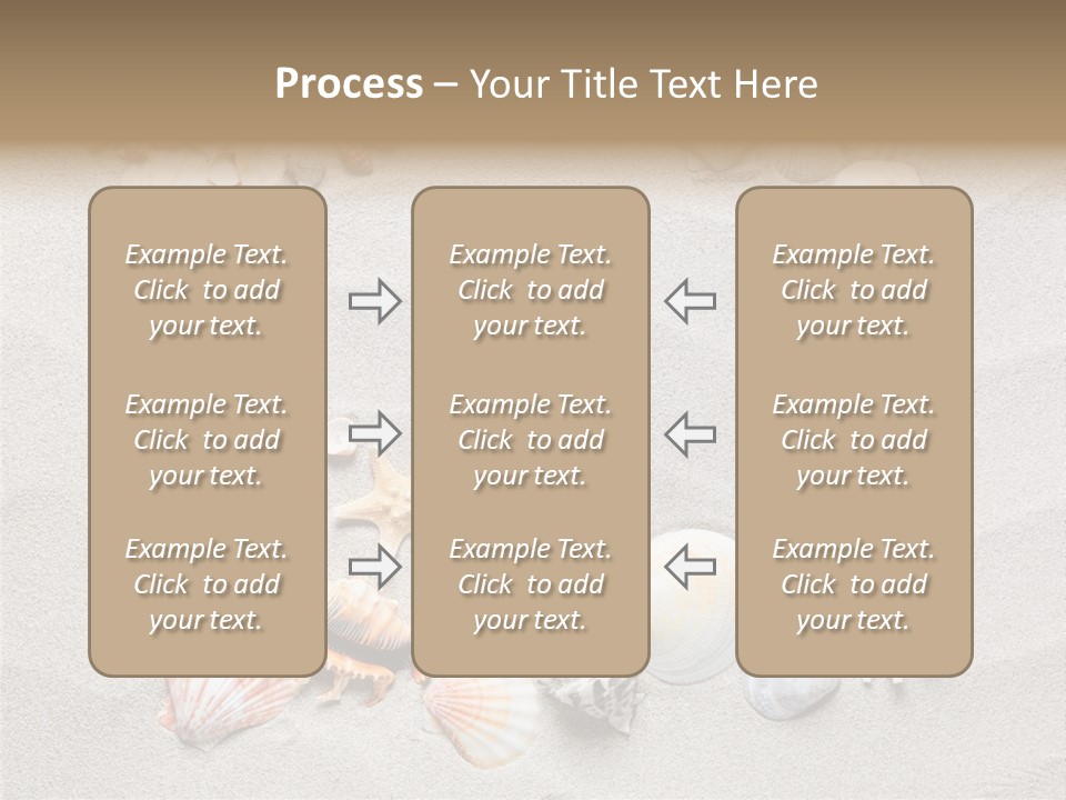 Sandy Abstract Shell PowerPoint Template