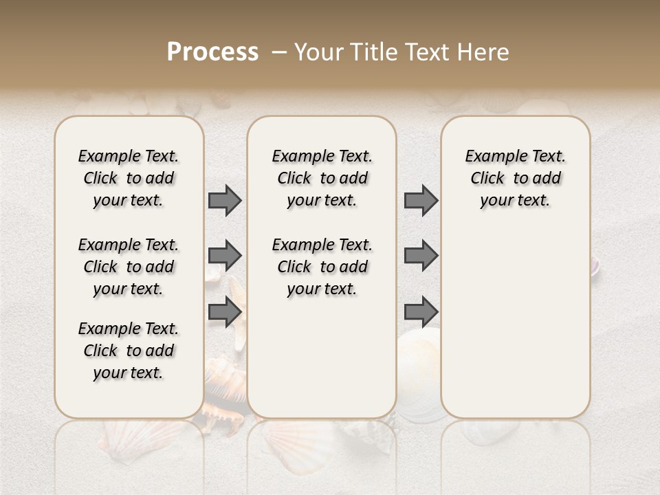 Sandy Abstract Shell PowerPoint Template