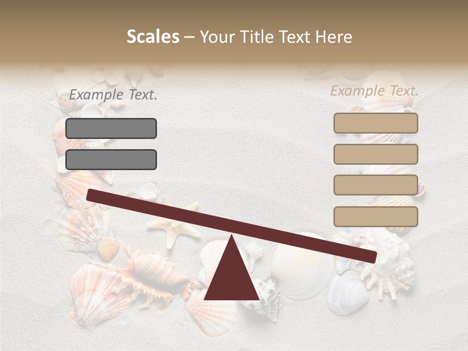 Sandy Abstract Shell PowerPoint Template