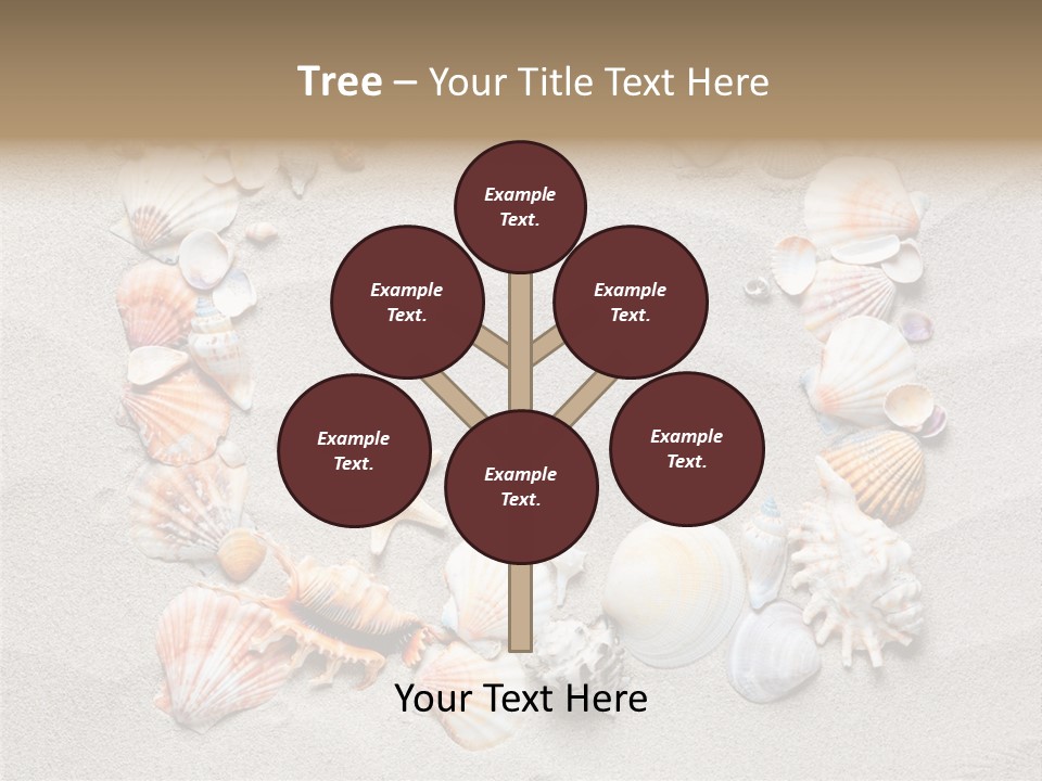 Sandy Abstract Shell PowerPoint Template