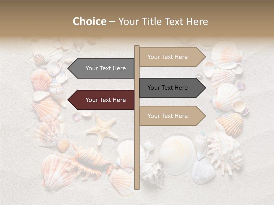 Sandy Abstract Shell PowerPoint Template