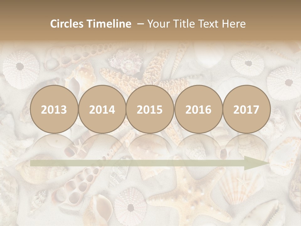 Seashell Summer Strand PowerPoint Template