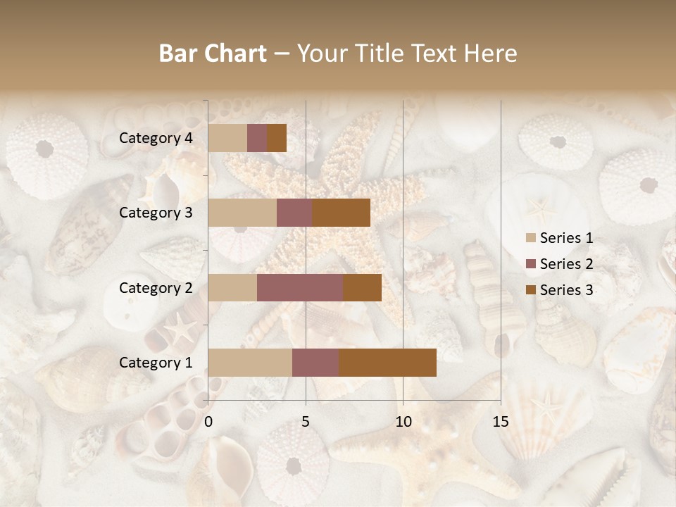 Seashell Summer Strand PowerPoint Template