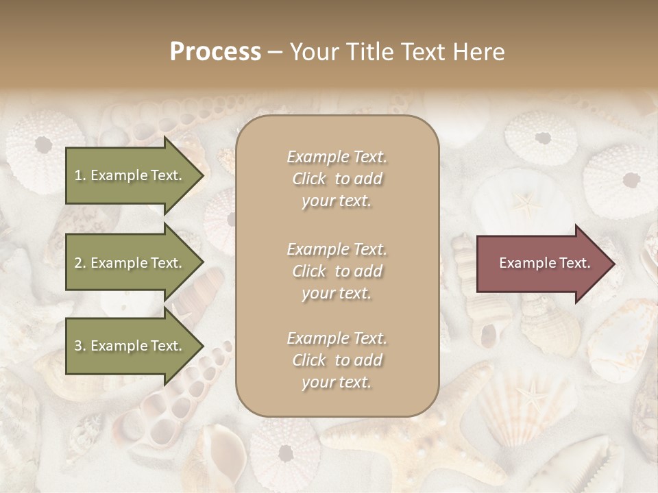 Seashell Summer Strand PowerPoint Template
