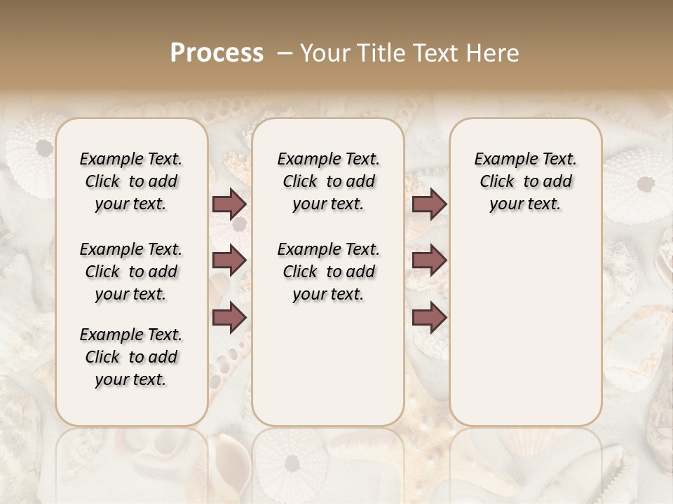 Seashell Summer Strand PowerPoint Template