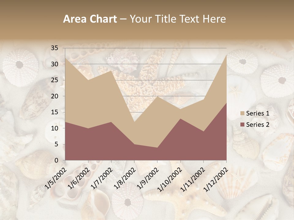 Seashell Summer Strand PowerPoint Template