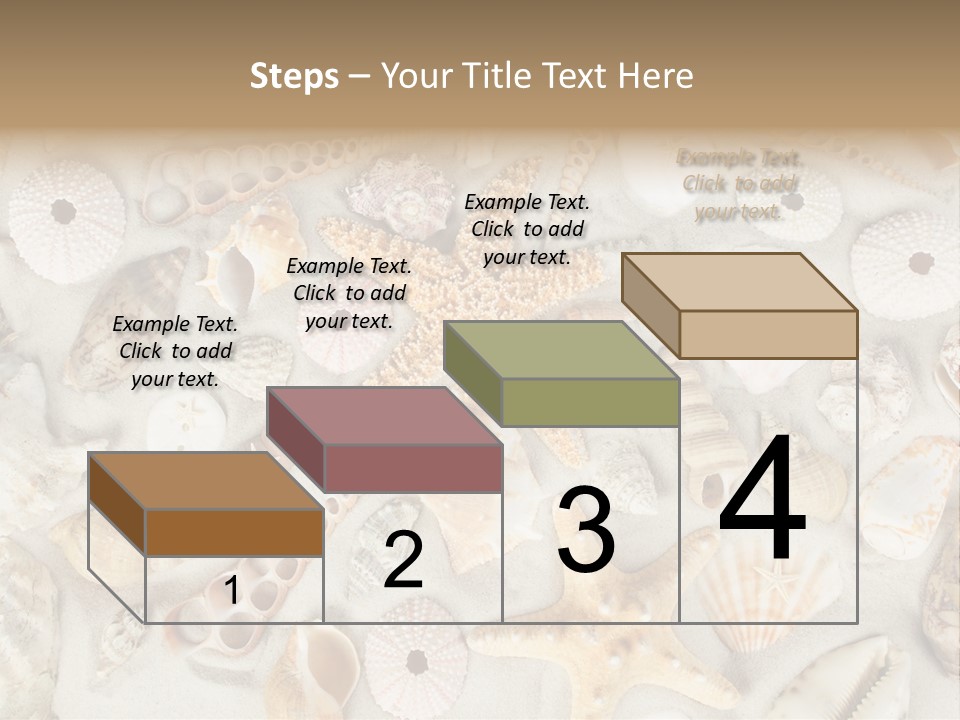 Seashell Summer Strand PowerPoint Template