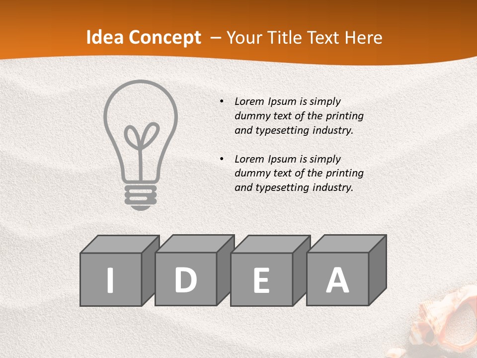 Ocean Nature Vacation PowerPoint Template