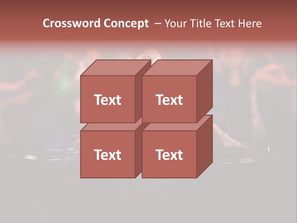Women Portrait Musical PowerPoint Template