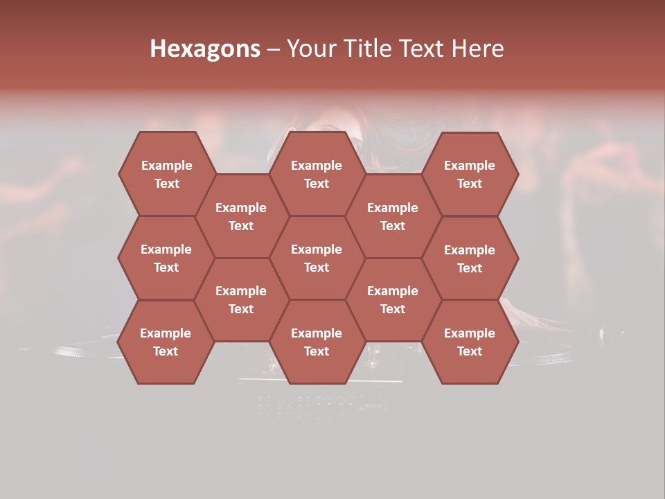 Women Portrait Musical PowerPoint Template