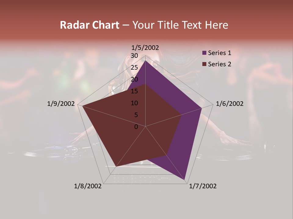 Women Portrait Musical PowerPoint Template