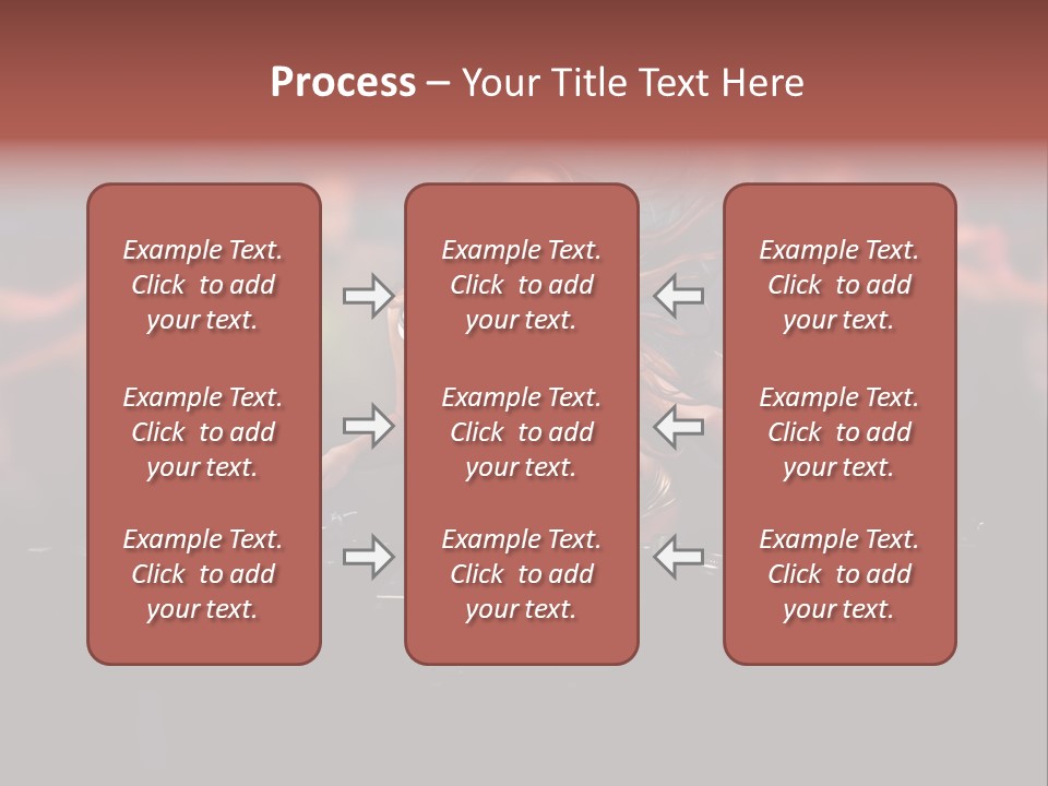 Women Portrait Musical PowerPoint Template