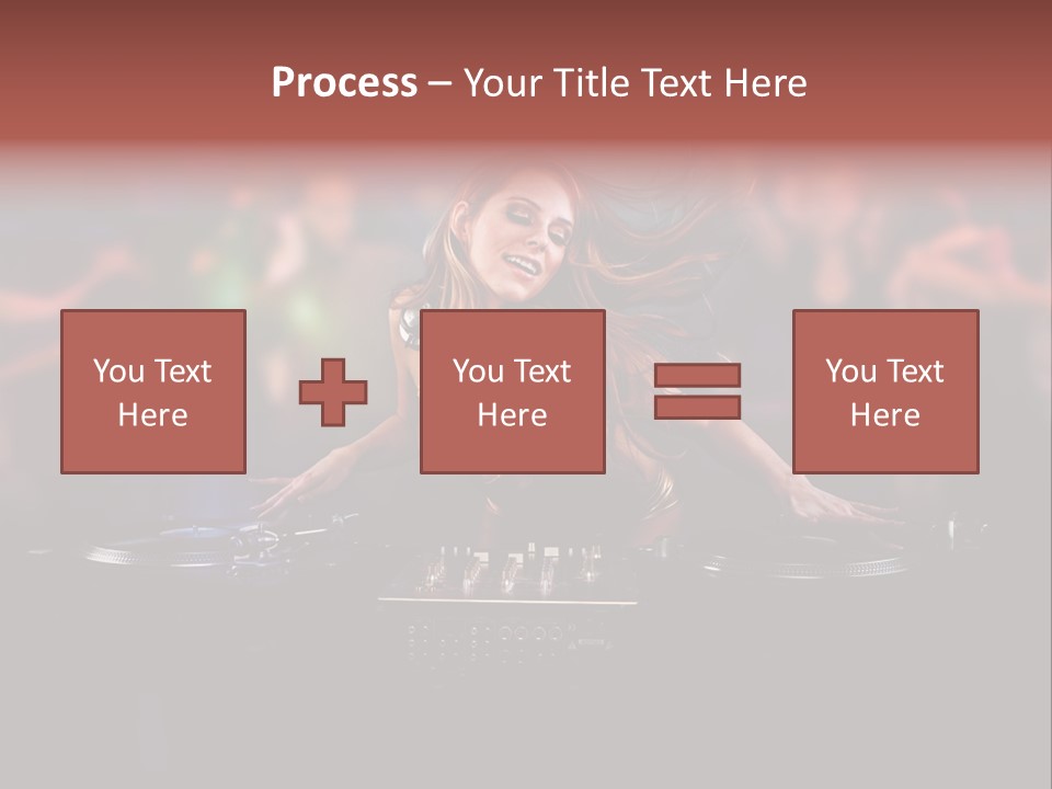 Women Portrait Musical PowerPoint Template