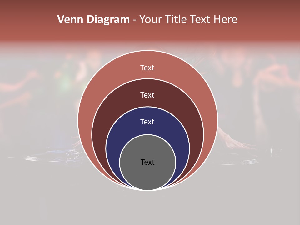 Women Portrait Musical PowerPoint Template