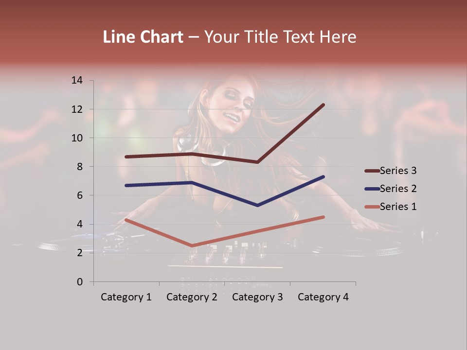 Women Portrait Musical PowerPoint Template
