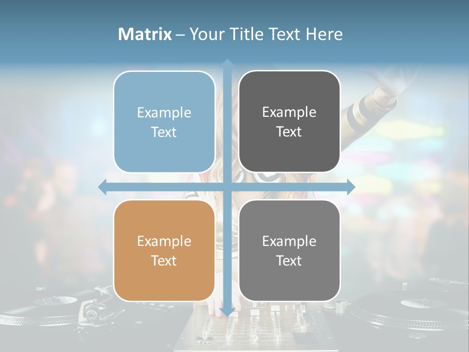 Relaxation Glamour Entertainment PowerPoint Template