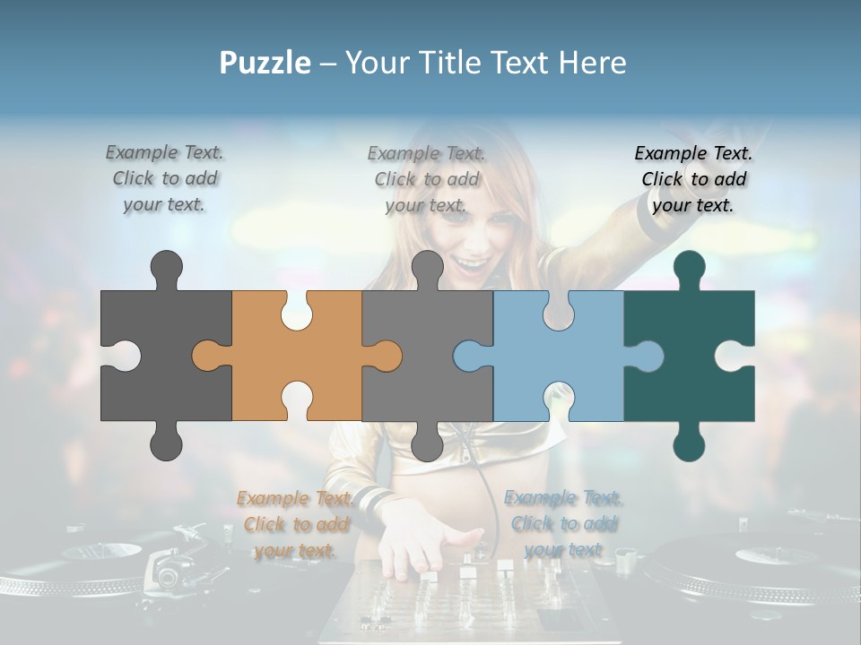 Relaxation Glamour Entertainment PowerPoint Template