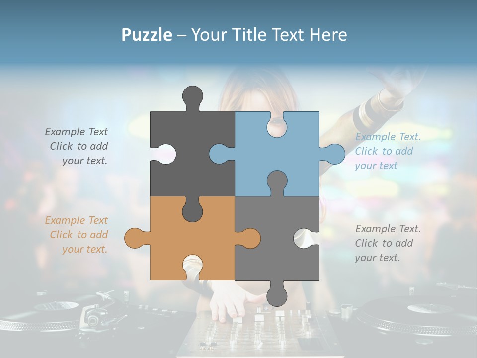 Relaxation Glamour Entertainment PowerPoint Template