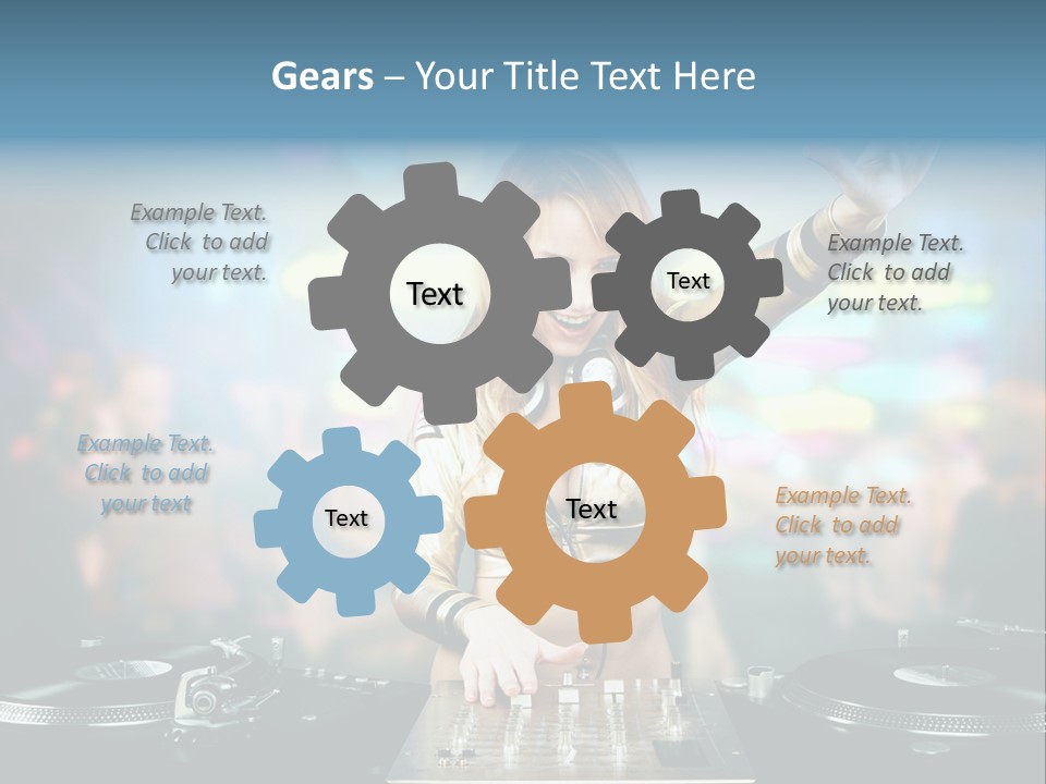 Relaxation Glamour Entertainment PowerPoint Template