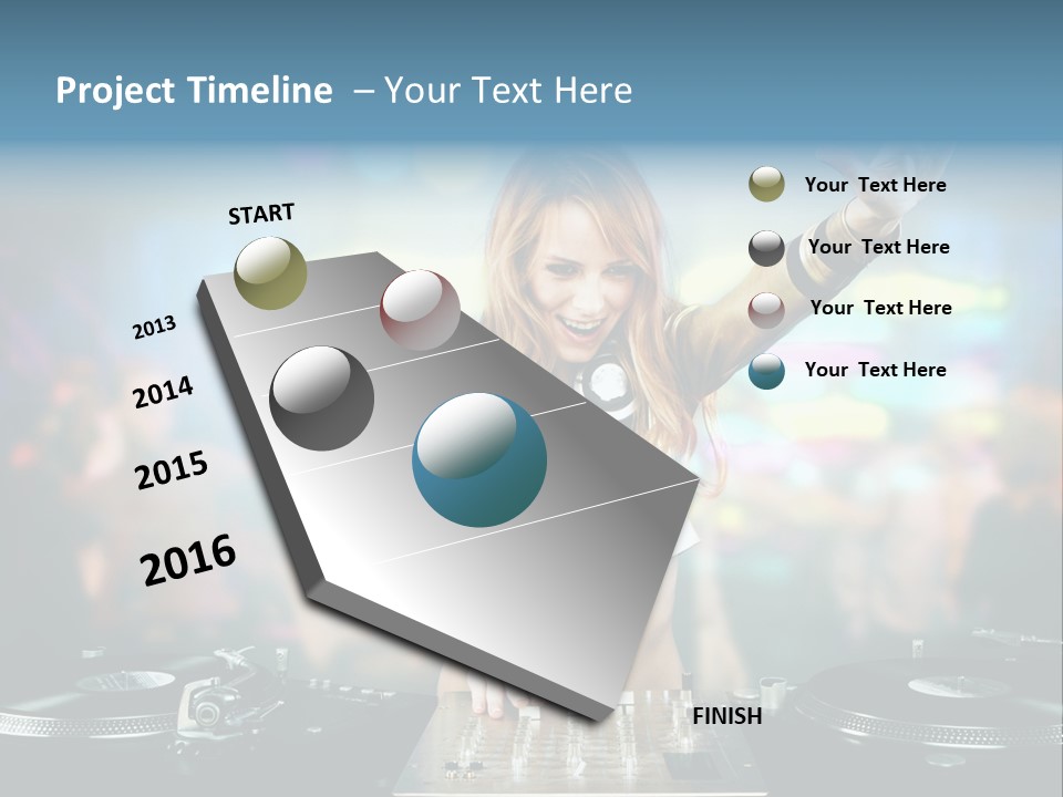 Relaxation Glamour Entertainment PowerPoint Template