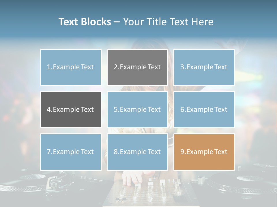 Relaxation Glamour Entertainment PowerPoint Template