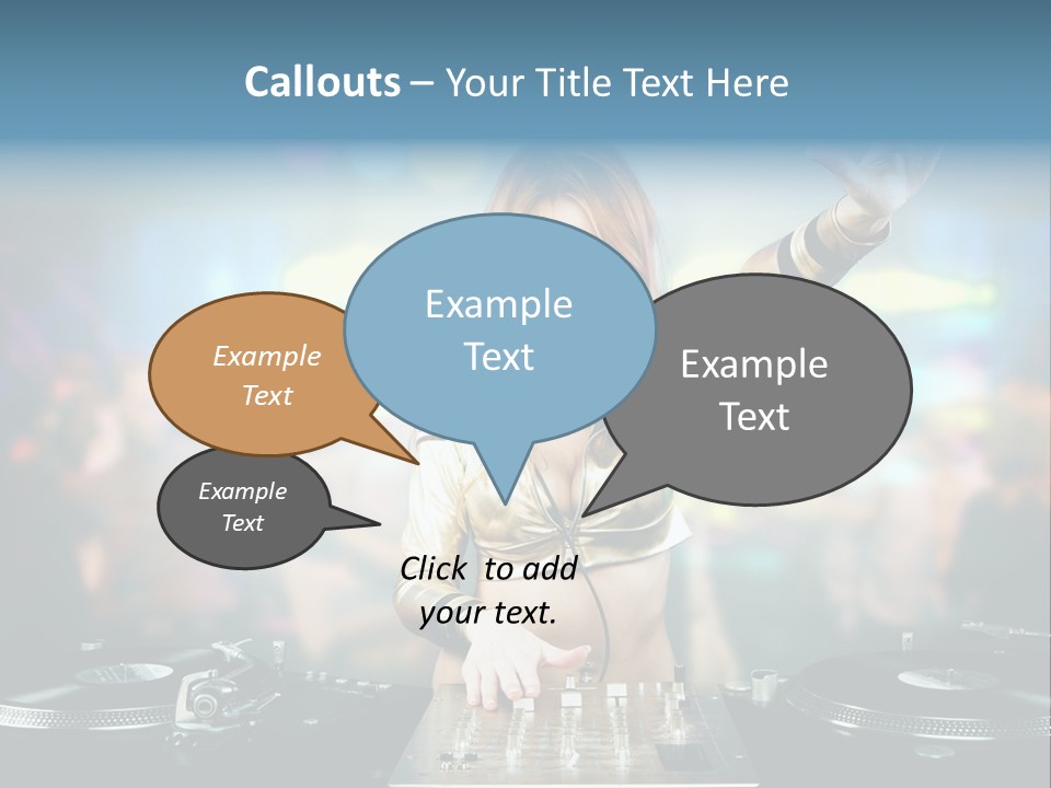 Relaxation Glamour Entertainment PowerPoint Template