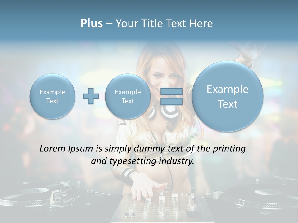 Relaxation Glamour Entertainment PowerPoint Template
