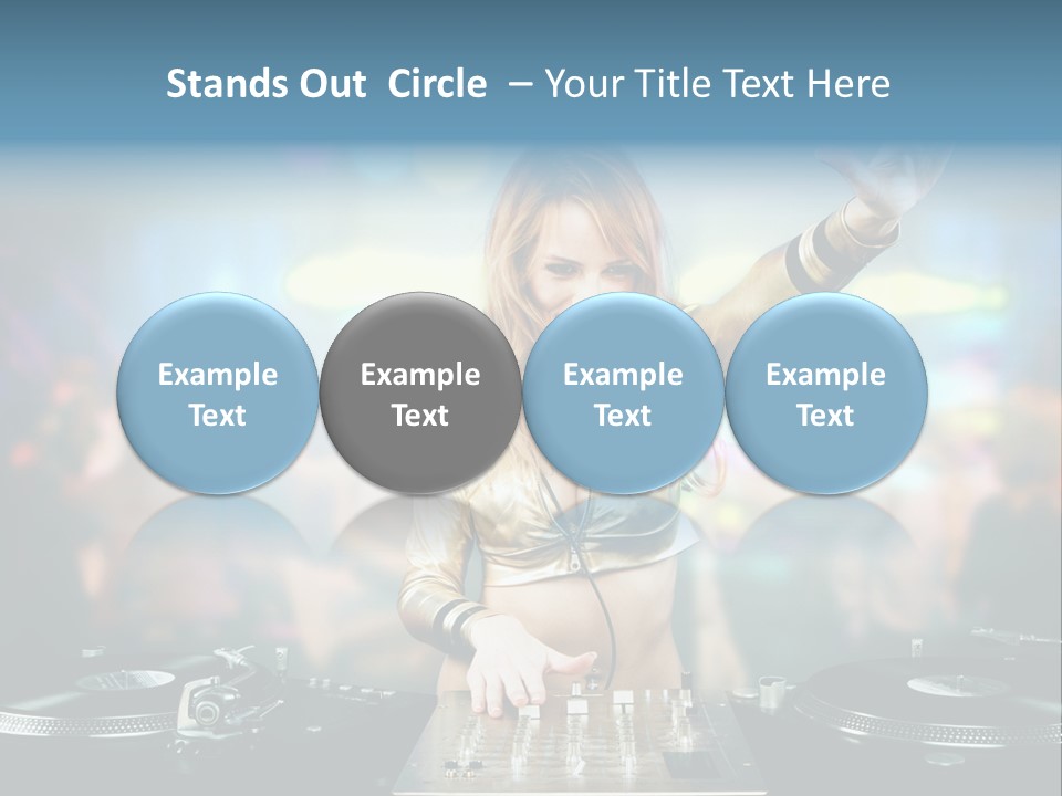 Relaxation Glamour Entertainment PowerPoint Template