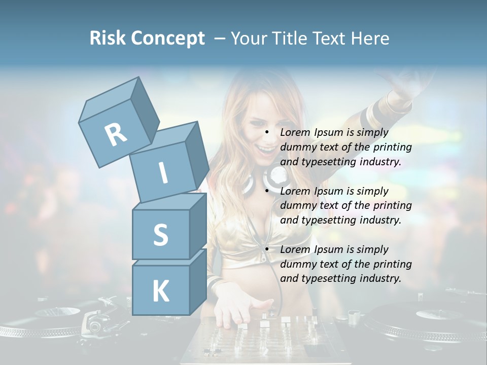 Relaxation Glamour Entertainment PowerPoint Template