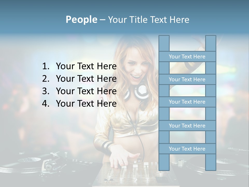 Relaxation Glamour Entertainment PowerPoint Template