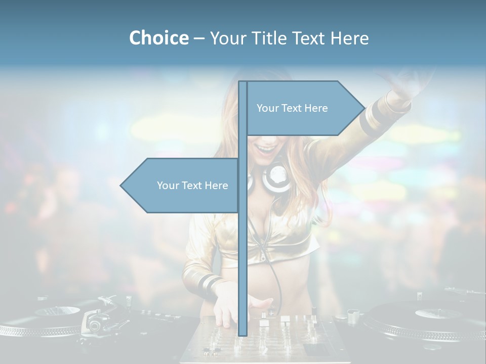Relaxation Glamour Entertainment PowerPoint Template